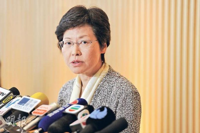 政務司長林鄭月娥表示,委員會的職責是調查海難事故起因、研究如何避免慘劇再發生,6個月內會提交報告。(尹錦恩攝) 政務司長林鄭月娥表示,委員會的職責是調查海難事故起因、研究如何避免慘劇再發生,6個月內會提交報告。(尹錦恩攝)