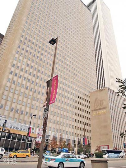 位於市中心的Prudential Plaza，正是奧巴馬全國競選總部所在。（余偉邦攝）