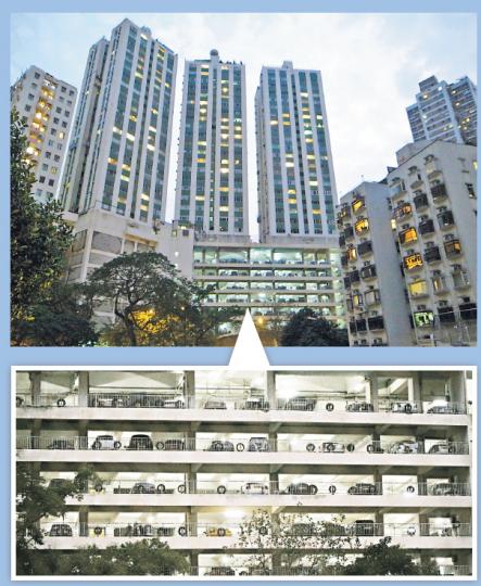 車位成為投資者入市工具,北角半山威景臺近日有買家以2150萬元購入48個車位,以平均每個車位45萬元、月租1800元計,租金回報約4.8厘。(鄧宗弘攝) 車位成為投資者入市工具,北角半山威景臺近日有買家以2150萬元購入48個車位,以平均每個車位45萬元、月租1800元計,租金回報約4.8厘。(鄧宗弘攝)