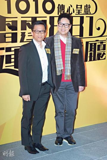 陳志雲親自邀請王維基出席商台活動,他贊成政府發牌給「香港電視」。(攝影:梁榮達、梁迺楠) 陳志雲親自邀請王維基出席商台活動,他贊成政府發牌給「香港電視」。(攝影:梁榮達、梁迺楠)