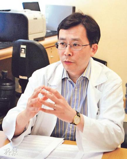 香港醫院藥劑師學會會長崔俊明（鄧宗弘攝）