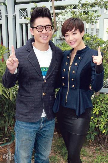 王君馨與森美宣揚禁毒及正面思想。（攝影/記者：葉靜文）