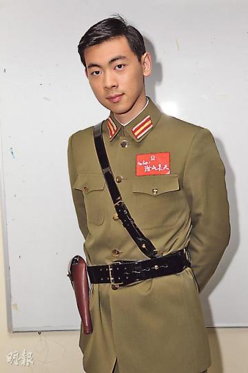 章宇昂飾演日軍勝在懂日文。(攝影:孫華中) 章宇昂飾演日軍勝在懂日文。(攝影:孫華中)