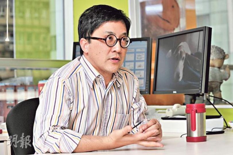 陸東分析,今年中國GDP增速將按季呈現「先高後低」的趨勢,基建回暖將是貫穿全年的投資主題。(葉家豪攝) 陸東分析,今年中國GDP增速將按季呈現「先高後低」的趨勢,基建回暖將是貫穿全年的投資主題。(葉家豪攝)