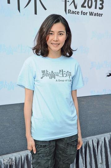 蒙嘉慧樂意與老公鄭伊健一起做慈善工作。（攝影/記者：鍾偉茵）