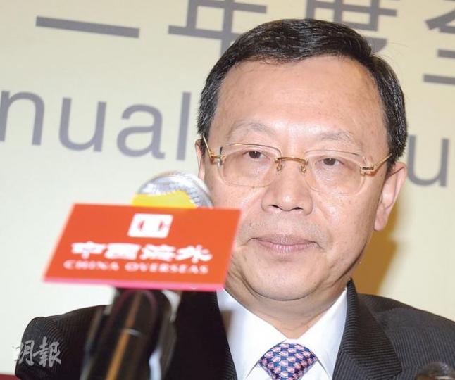 中國海外主席孔慶平認為，「海砂危樓」在混凝土行業應該是個別事件，不帶有普遍性。（劉焌陶攝）