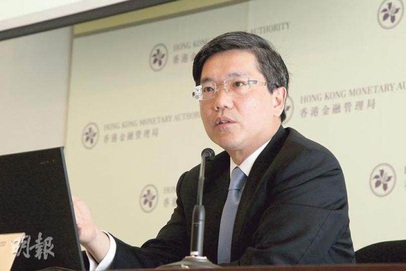 金管局副總裁阮國恒表示,為採用「內評法」的銀行加入新造按揭的風險加權比率,並非傳統的逆周期措施,即不會因經濟環境周期轉變而調整。(林俊源攝) 金管局副總裁阮國恒表示,為採用「內評法」的銀行加入新造按揭的風險加權比率,並非傳統的逆周期措施,即不會因經濟環境周期轉變而調整。(林俊源攝)