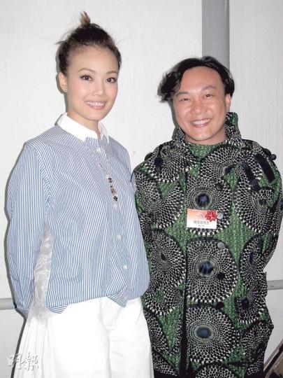 容祖兒（左）與陳奕迅（右）兩位天王天后落力呼籲器官捐贈。（攝影/記者：孫慧莊）