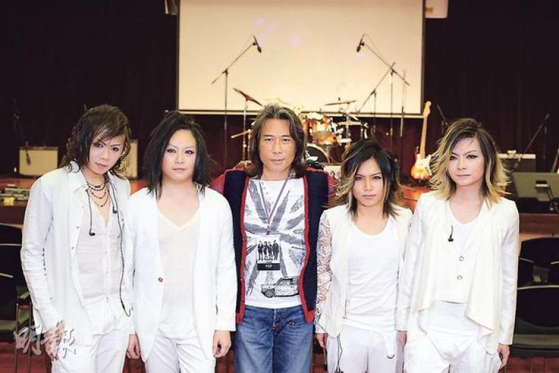 ParanoiD感激夏韶聲（中）提攜。（攝影/記者：孫慧莊）Patrick（左）與Joey Tang（右）未知有否向後輩教路？（攝影/記者：孫慧莊）