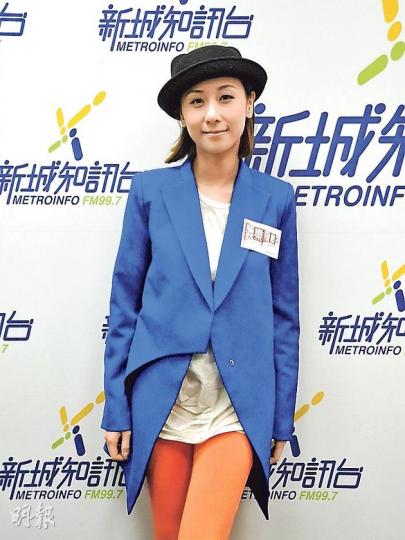 泳兒預告新歌《通電》MV會有性感演出。（攝影/記者﹕鍾一虹）