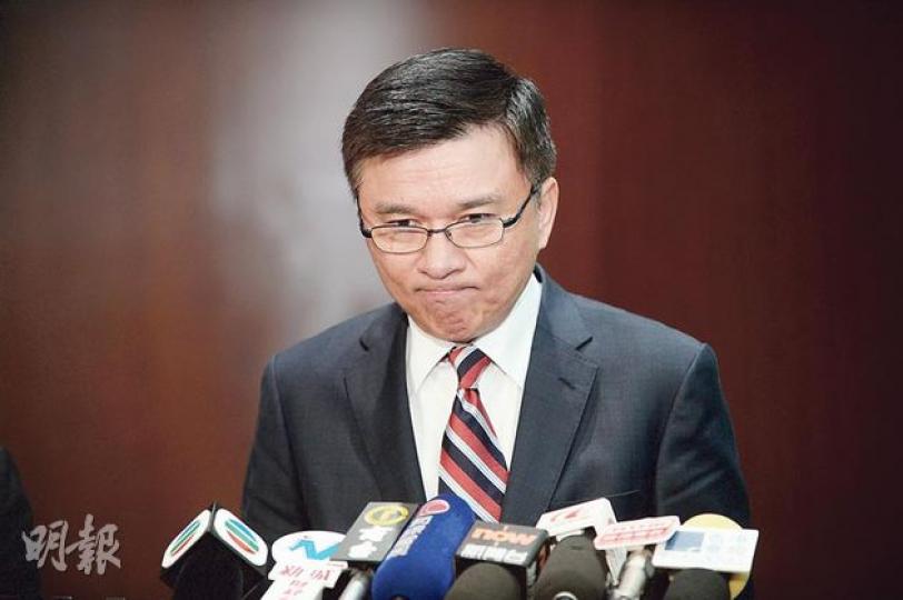 財經事務及庫務局長陳家強昨批評拉布,指會令各項紓困措施無法如期推行,「我們認為可惜的是這些受眾多市民歡迎的措施,由於『拉布』而令立法會不能審議,這是我們痛心之處」。(盧翊銘攝)(明報製圖) 財經事務及庫務局長陳家強昨批評拉布,指會令各項紓困措施無法如期推行,「我們認為可惜的是這些受眾多市民歡迎的措施,由於『拉布』而令立法會不能審議,這是我們痛心之處」。(盧翊銘攝)(明報製圖)