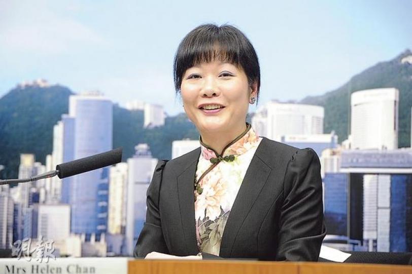政府經濟顧問陳李藹倫認為,雖然外圍環境波動給香港經濟帶來不穩定性,但已在政府預期之中,故不考慮改變全年GDP增1.5%至3.5%的預測。(尹錦恩攝) 政府經濟顧問陳李藹倫認為,雖然外圍環境波動給香港經濟帶來不穩定性,但已在政府預期之中,故不考慮改變全年GDP增1.5%至3.5%的預測。(尹錦恩攝)