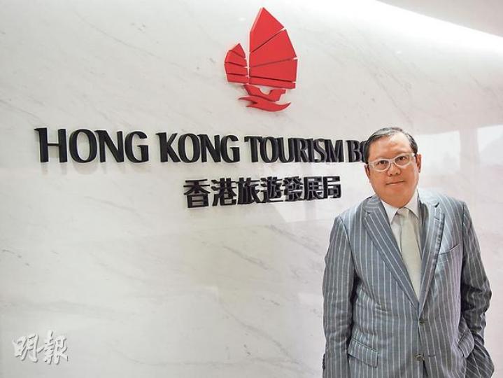 林建岳指今年美酒佳餚巡禮會考慮延長營業時間或舉行日數,盼可讓更多愛酒人參加。(周婷攝) 林建岳指今年美酒佳餚巡禮會考慮延長營業時間或舉行日數,盼可讓更多愛酒人參加。(周婷攝)