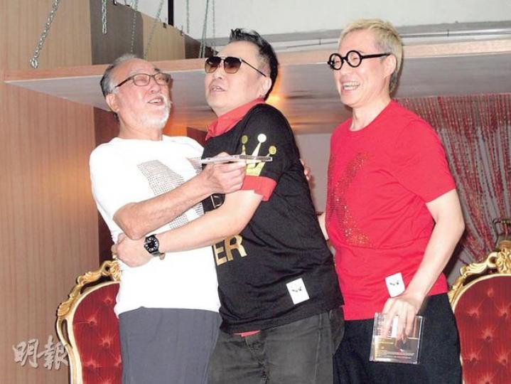 盧海鵬(左起)、劉以達與詹瑞文將合作扮嘢騷搞笑。(攝影/記者:李潔盈) 盧海鵬(左起)、劉以達與詹瑞文將合作扮嘢騷搞笑。(攝影/記者:李潔盈)