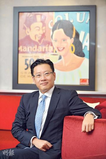 張一鳴由芬佬轉行做開元產業信託的執董及行政總裁，他表明毋懼挑戰，「未做過唔等於唔掂」。（鄧宗弘攝）