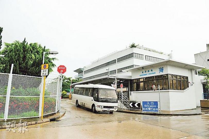警槍走火事件發生於昂船洲水警分區小隊。(蔡方山攝) 警槍走火事件發生於昂船洲水警分區小隊。(蔡方山攝)
