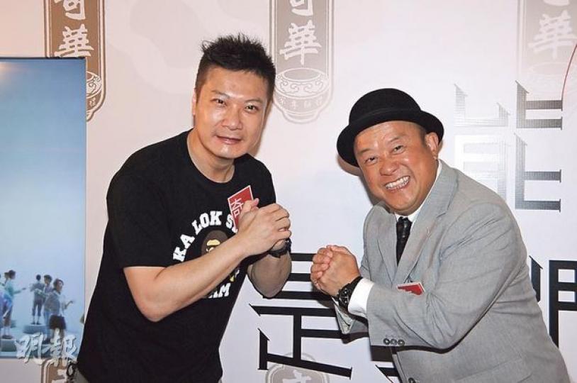 錢嘉樂與志偉出席活動,對於翁靜晶為亡夫追分紅一事,均不作回應。(攝影﹕鍾偉茵) 錢嘉樂與志偉出席活動,對於翁靜晶為亡夫追分紅一事,均不作回應。(攝影﹕鍾偉茵)