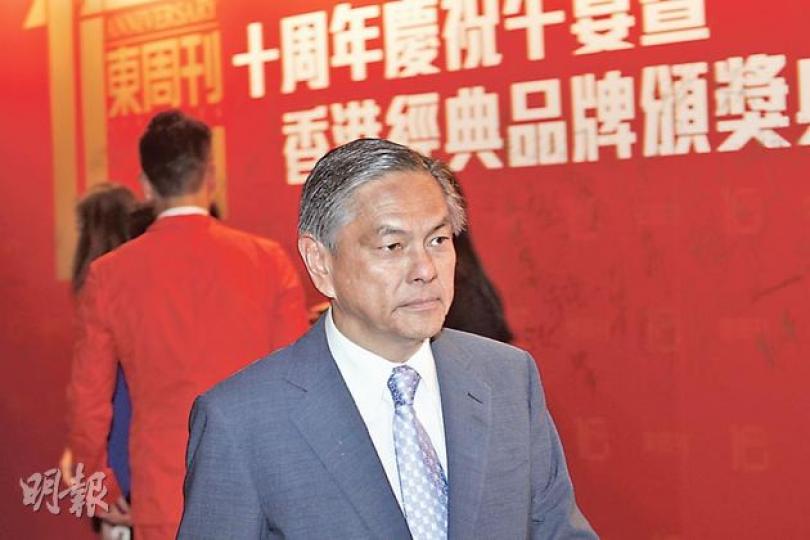 政協常委、星島主席何柱國3月先話佔中成功樓市跌，可以係一條財路，原來佢仲好留意佔中發起人之一戴耀廷嘅肥瘦，認為對方「肥咗」。（李紹昌攝）