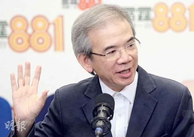 行政會議召集人林煥光昨在商台節目《政好星期天》引述政府顧問報告,表示增發3個牌將有電視台倒閉。(李澤彤攝)(明報製圖)(明報製圖) 行政會議召集人林煥光昨在商台節目《政好星期天》引述政府顧問報告,表示增發3個牌將有電視台倒閉。(李澤彤攝)(明報製圖)(明報製圖)