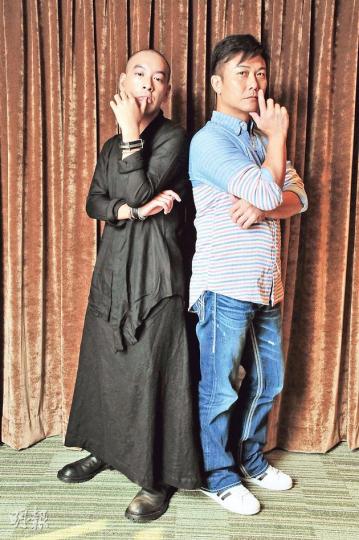 錢小豪覺得麥浚龍是專業的演員,即使初次做導演執導《殭屍》,也很有自己的想法。(攝影:梁迺楠) 錢小豪覺得麥浚龍是專業的演員,即使初次做導演執導《殭屍》,也很有自己的想法。(攝影:梁迺楠)