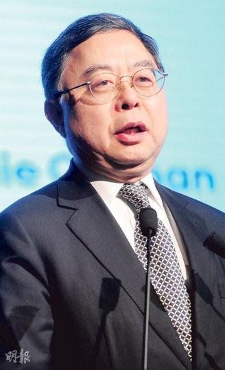 恒隆地產主席陳啟宗表示，高檔商場在內地競爭不大，只要選擇了好地段，在建築及設計上下工夫，回報率便能比其他商場高。（尹錦恩攝）