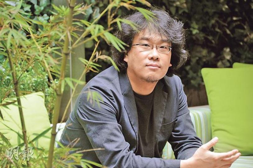 《末世列車》改編自法國漫畫，奉俊昊對香港漫畫亦頗有興趣。（攝影：鍾偉茵）