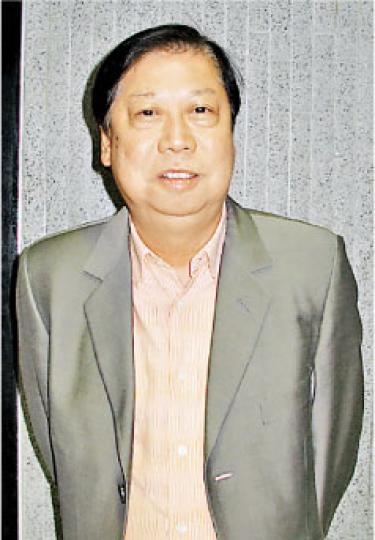 吳雨指英皇與無綫關係友好。（攝影/記者：柯美）