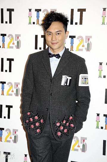 張智霖笑指太太袁詠儀﹕「現在的騙徒手法層出不窮」。（攝影﹕孫華中、梁迺楠）