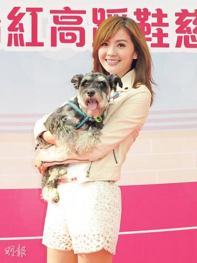 阿Sa的生日願望是希望愛犬能開心舒服地過活。(攝影/記者﹕孫慧莊) 阿Sa的生日願望是希望愛犬能開心舒服地過活。(攝影/記者﹕孫慧莊)