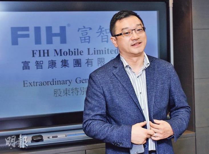 富智康董事長童文欣（圖）指出，下半年訂單一向較好，希望今年可保持此趨勢，令公司繼續有盈利。（林俊源攝）