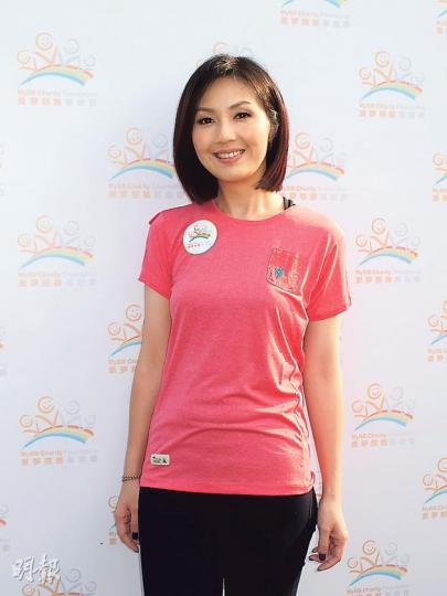 楊千嬅笑言兒子現在跑步快如音速。(攝影/記者:孫慧莊) 楊千嬅笑言兒子現在跑步快如音速。(攝影/記者:孫慧莊)