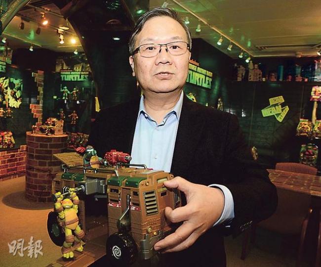 彩星玩具執董杜樹聲計劃將忍者龜玩具打入亞洲、特別是中國市場。(劉焌陶攝) 彩星玩具執董杜樹聲計劃將忍者龜玩具打入亞洲、特別是中國市場。(劉焌陶攝)