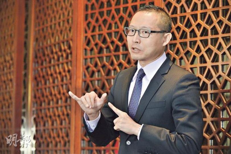 長實地產投資董事郭子威表示，集團內地過去平均每年售樓收益約15億至20億元人民幣，今年集團開始步入豐收期，京滬住宅項目共套現逾40億元人民幣，創集團歷史新高。（鄧宗弘攝）
