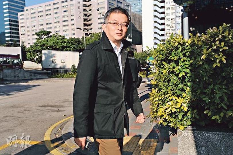 被告林樹圻（圖）昨被裁定罪名成立，獲准保釋候判。（胡景禧攝）