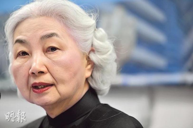 基本法委員會副主任梁愛詩稱，人大常委會決定普選特首的提委會「可參照」選委會組成，並非可做可不做，否則毋須提出有關說法，正如普通法提及的英文「may」其實有「must」，即「必須」的意思。（鄧宗弘攝）