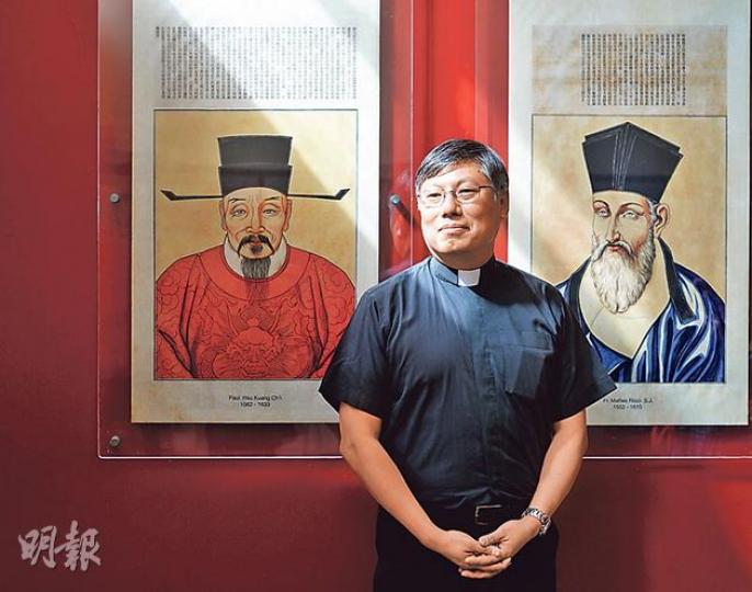 香港耶穌會大學籌建小組主席周守仁表示，對政府改變粉嶺皇后山地皮用途感失望。（盧翊銘攝）