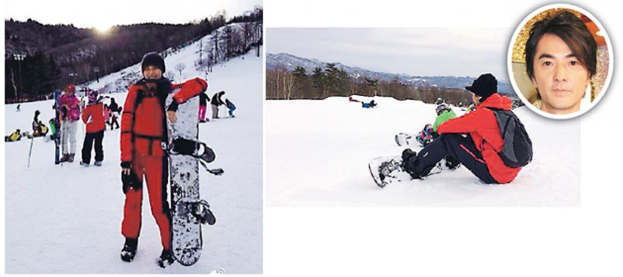鄭伊健與蒙嘉慧熱愛運動,故到北海道滑雪慶祝結婚周年是最佳的節目。(微博圖片) 鄭伊健與蒙嘉慧熱愛運動,故到北海道滑雪慶祝結婚周年是最佳的節目。(微博圖片)
