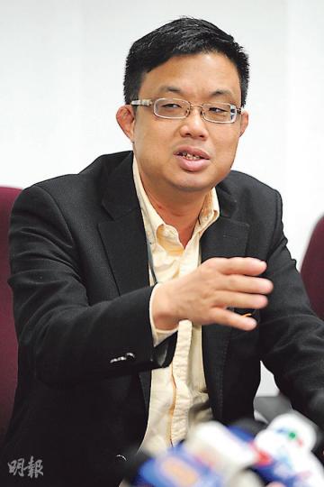 民主黨立法會議員涂謹申表示，會就BSD提出4項修訂，而公民黨、經民聯、自由黨等初步支持修訂，令修訂有機會獲通過。（葉家豪攝）