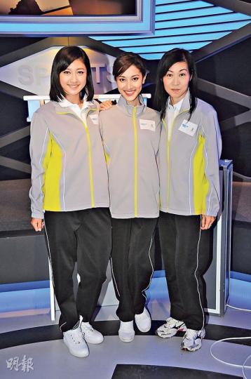 李思雅(左起)、陳凱琳、韓毓霞主持冬季奧運會節目。(攝影/記者:梁榮達) 李思雅(左起)、陳凱琳、韓毓霞主持冬季奧運會節目。(攝影/記者:梁榮達)