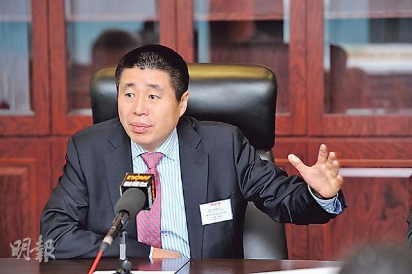 漢能太陽能昨日向母公司收購Hanergy UK,與英國宜家合作,進軍當地零售太陽能業務。圖為漢能太陽能主席兼行政總裁代名芳。(胡景禧攝) 漢能太陽能昨日向母公司收購Hanergy UK,與英國宜家合作,進軍當地零售太陽能業務。圖為漢能太陽能主席兼行政總裁代名芳。(胡景禧攝)
