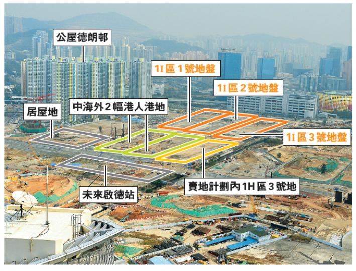 啟德3幅限量地總樓面近170萬方呎,共涉約2590伙,估值合共近100億元,每呎樓面地價約5000至5700元,與去年中國海外以每呎約5428及4913元,投得的兩幅港人港地造價料相差不大。(黃志東攝) 具中資背景的保利置業,昨午派代表入標、獨資競投3幅啟德限量地皮,保利置業的母公司保利控股,在本港曾伙拍南豐發展東涌昇薈。(陳淑安攝) 啟德3幅限量地總樓面近170萬方呎,共涉約2590伙,估值合共近100億元,每呎樓面地價約5000至5700元,與去年中國海外以每呎約5428及4913元,投得的兩幅港人港地造價料相差不大。(黃志東攝) 具中資背景的保利置業,昨午派代表入標、獨資競投3幅啟德限量地皮,保利置業的母公司保利控股,在本港曾伙拍南豐發展東涌昇薈。(陳淑安攝)