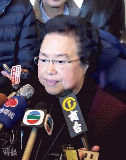 基本法委員會委員譚惠珠(何曉勤攝) 基本法委員會委員譚惠珠(何曉勤攝)