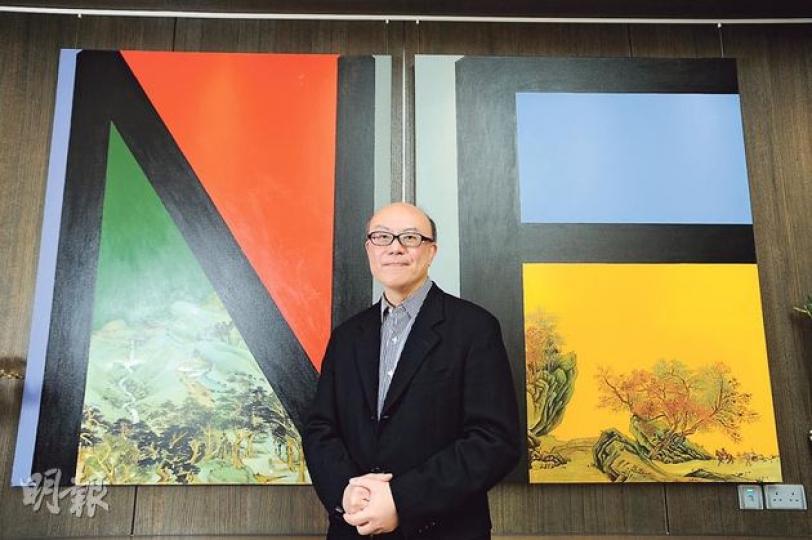 南豐董事總經理蔡宏興預計,建築成本今年會再上漲7%至9%,本港市場對新單位需求仍龐大,預料一手樓價難大幅滑落。(胡景禧攝) 南豐董事總經理蔡宏興預計,建築成本今年會再上漲7%至9%,本港市場對新單位需求仍龐大,預料一手樓價難大幅滑落。(胡景禧攝)