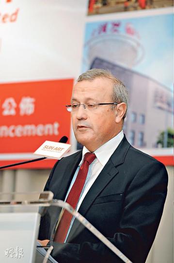 高鑫首席執行官兼歐尚中國主席梅思勰。(胡景禧攝) 高鑫首席執行官兼歐尚中國主席梅思勰。(胡景禧攝)