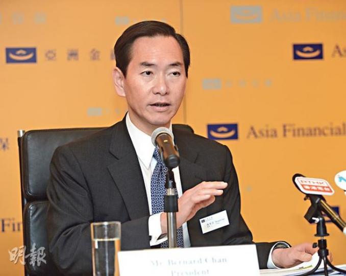 亞洲金融集團總裁陳智思(圖)稱,集團將在香港上環開設針對50歲及以上人士的健康中心,希望在年底前營業。(陳淑安攝) 亞洲金融集團總裁陳智思(圖)稱,集團將在香港上環開設針對50歲及以上人士的健康中心,希望在年底前營業。(陳淑安攝)