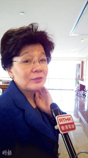 港區全國政協委員昨日召開小組會議,據悉,中聯辦副主任殷曉靜在會上批評佔領中環運動違反法律,擾亂香港社會經濟,香港大多數人都不會支持。(何曉勤攝) 港區全國政協委員昨日召開小組會議,據悉,中聯辦副主任殷曉靜在會上批評佔領中環運動違反法律,擾亂香港社會經濟,香港大多數人都不會支持。(何曉勤攝)