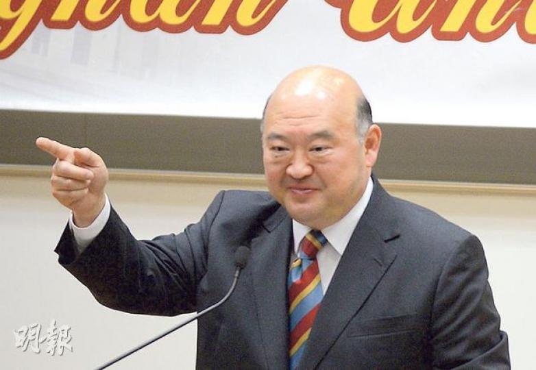 終院首席法官馬道立（圖）昨在嶺南大學，以「尊重權利與尊重他人權利」為題發表演講，演講前他自嘲一番，笑說「真人」相貌與海報的相片很不同。（葉家豪攝）
