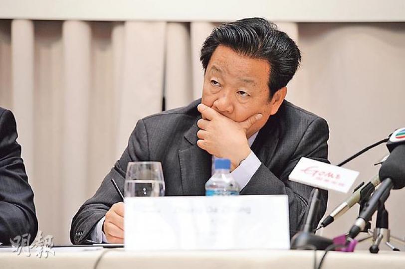 國美電器2013年純利大增2.23倍至8.92億元，遠勝預期，董事會主席張大中（圖）提出「再造一個國美」概念，包括在2017年成為內地最大的家電全產品銷售垂直電商。（胡景禧攝）