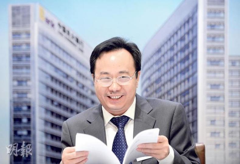 光大銀行新任行長趙歡認為，去年股息率達6.92厘，隨着業績提升，較高的派息政策仍可持續。（余俊亮攝）