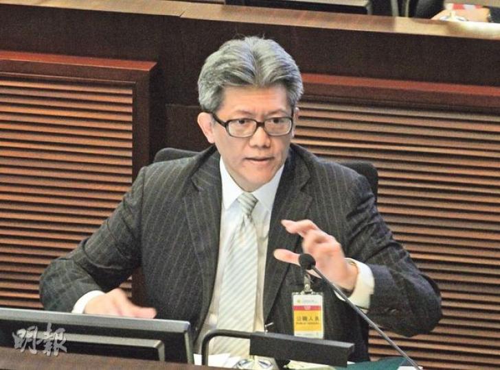 署理廉政專員黃世照（圖）強調查案時，不論當事人的背景是什麼，都會依法調查。（李紹昌攝） 